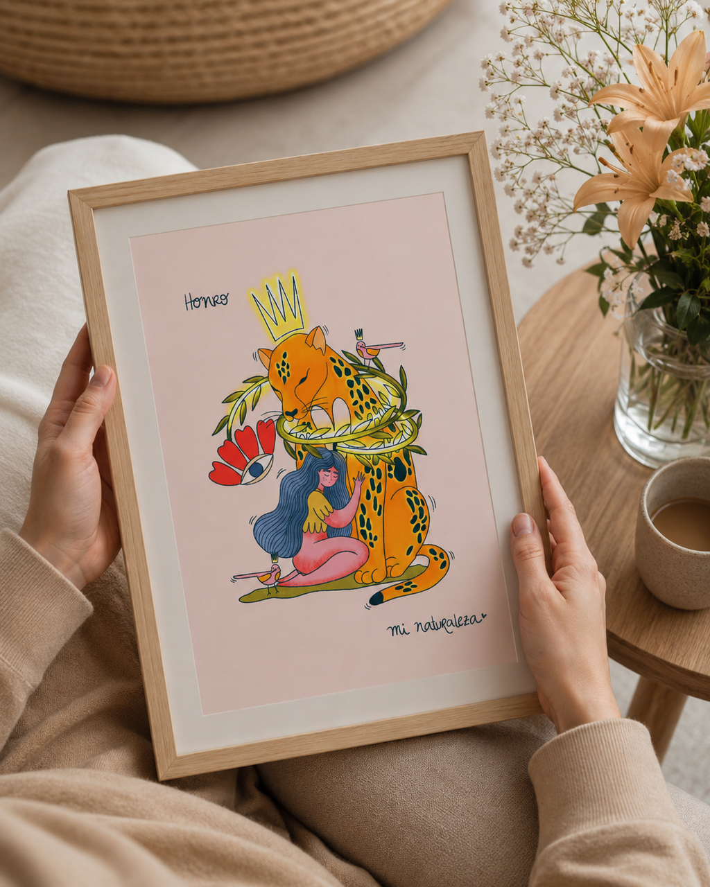 HONRO MI NATURALEZA — Lámina artística A4