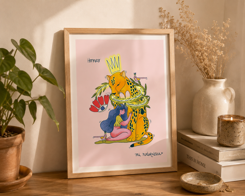 HONRO MI NATURALEZA — Lámina artística A4