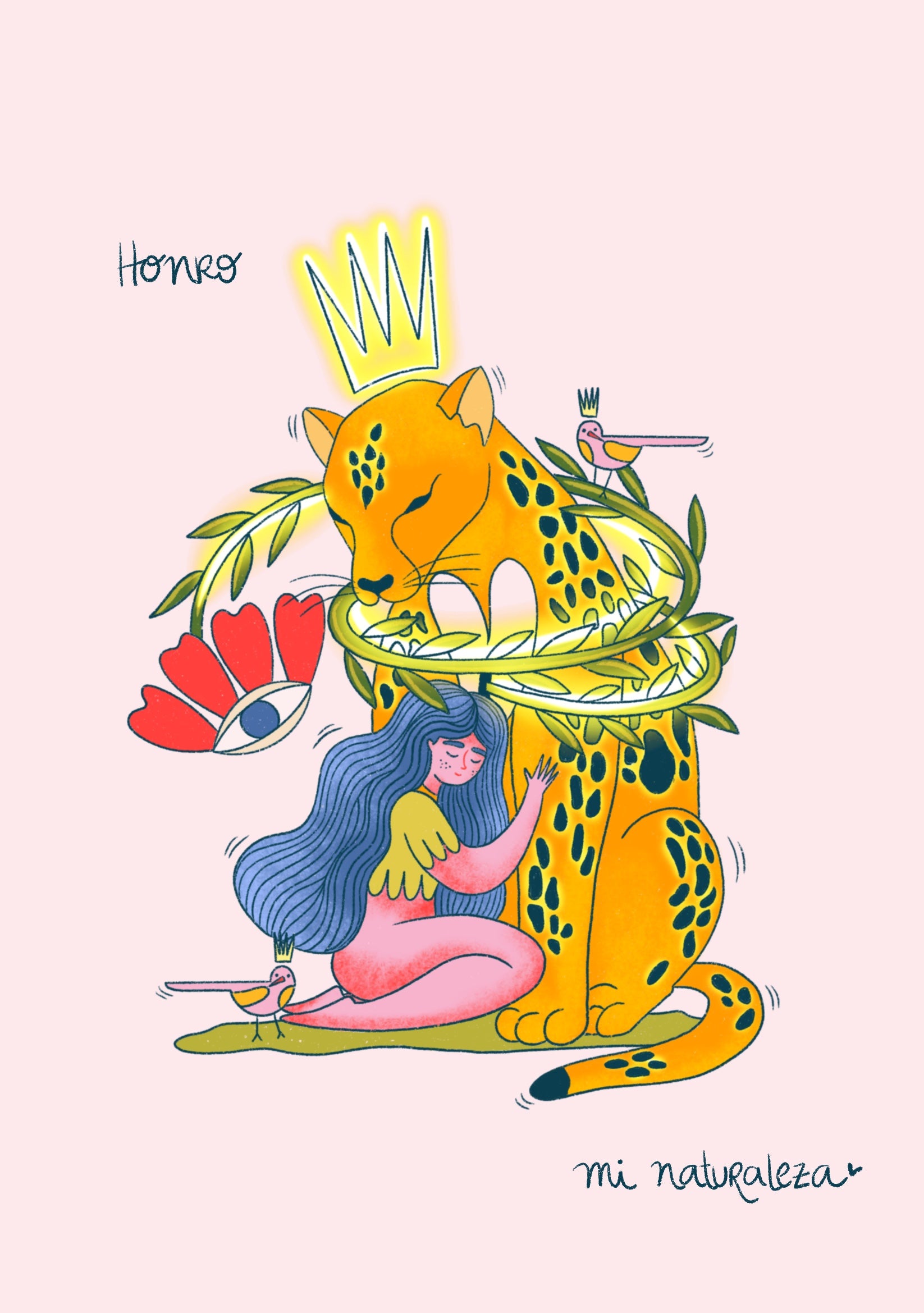 HONRO MI NATURALEZA — Lámina artística A4